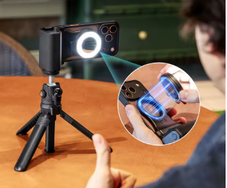 ClickShot™ Grip Magnético Bluetooth [Selfies y Videos sin Esfuerzo]