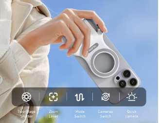 ClickShot™ Grip Magnético Bluetooth [Selfies y Videos sin Esfuerzo]