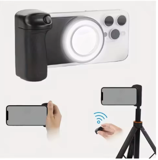 ClickShot™ Grip Magnético Bluetooth [Selfies y Videos sin Esfuerzo]