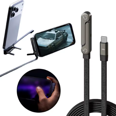 FlexiCharge™ Cable Plegable 2 en 1 [Carga Cómoda Donde Quieras]